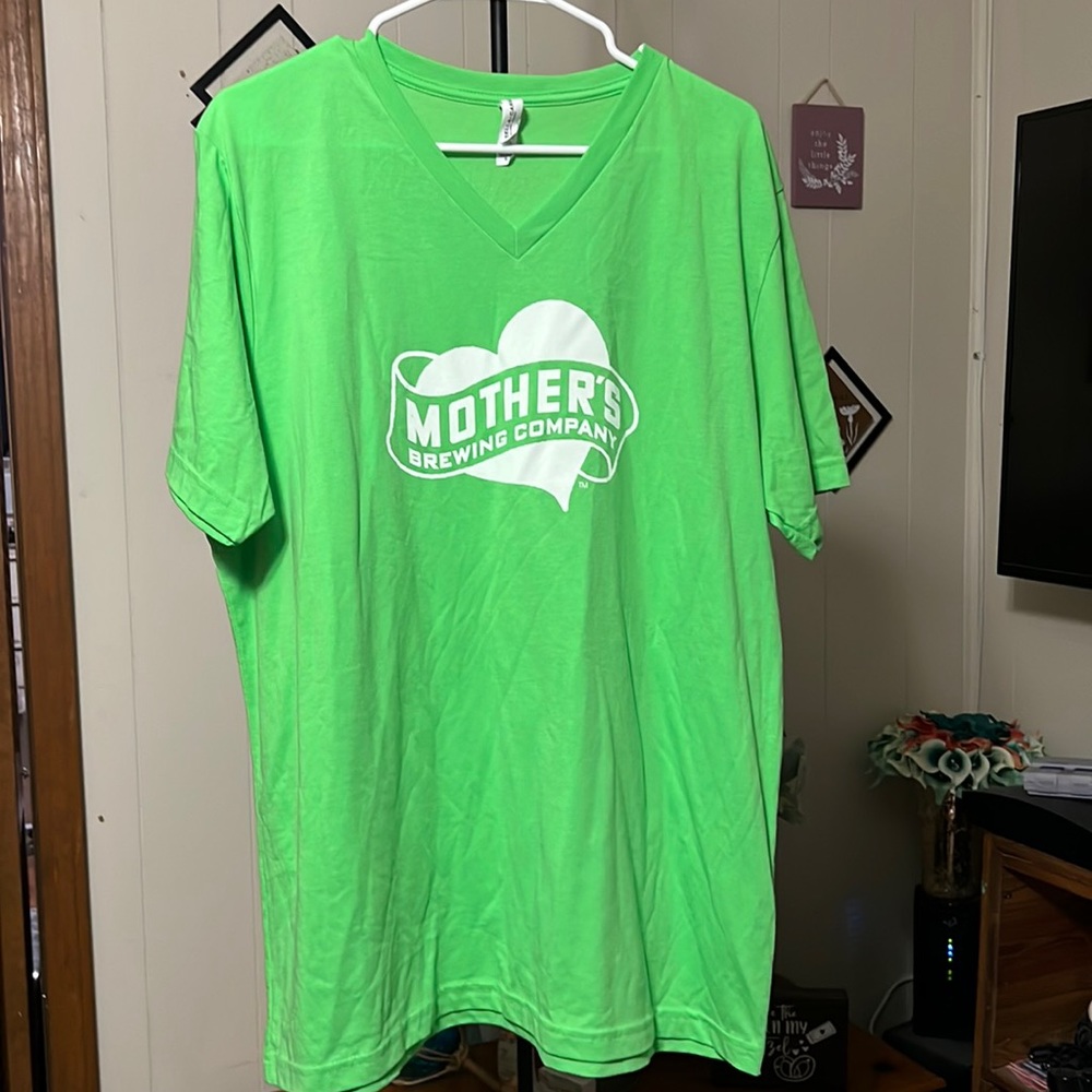 Mother’s Brewing Company Logo v-neck tee.